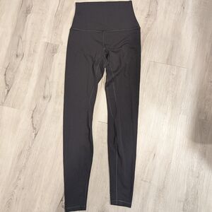 High-Waist Black Stretch Leggings